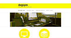Desktop Screenshot of degisimtanitim.com.tr