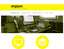 Tablet Screenshot of degisimtanitim.com.tr